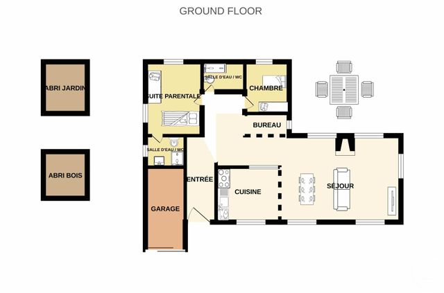 maison à vendre - 3 pièces - 102.0 m2 - POMAS - 11 - LANGUEDOC-ROUSSILLON - Century 21 Aci